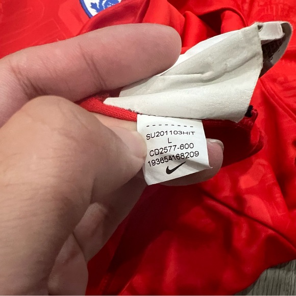 England Authentic Pre Match Training Shirt Jersey 2020/2021 - Picture 5 of 7